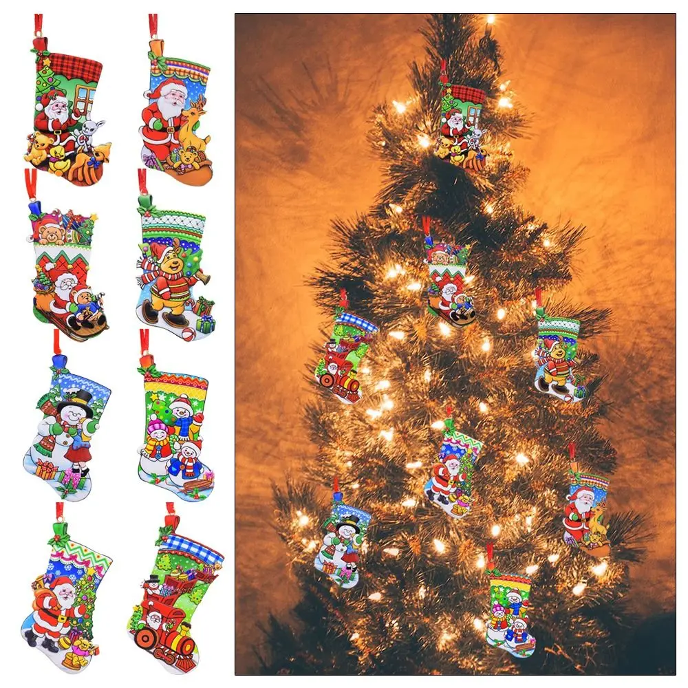 

Wall Hanging Xmas Gift Home Decor Home Christmas Socks Christmas Tree Pendant Christmas Tree Pendant