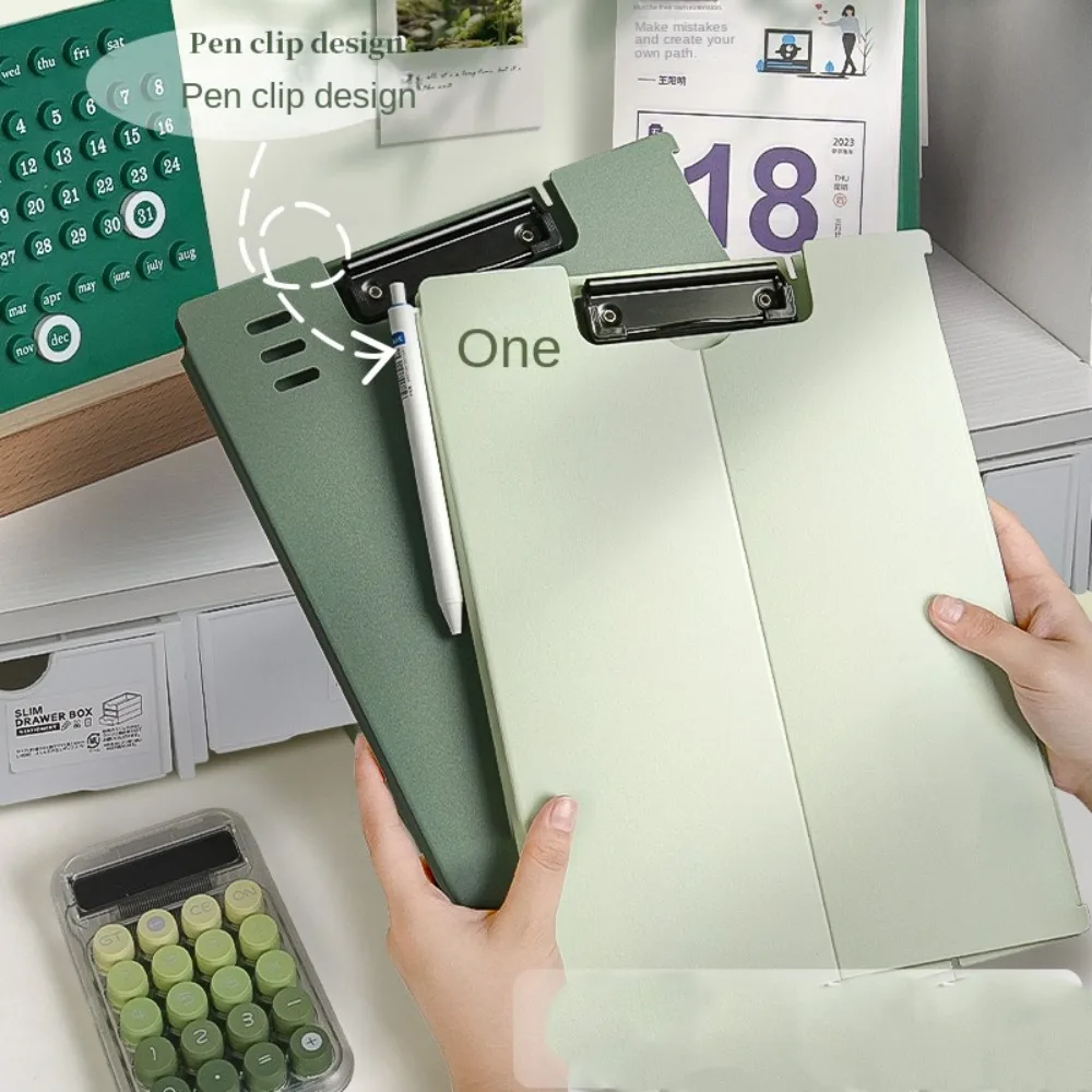 Блокнот для записей папка складная канцелярская доска зажим многоцветная