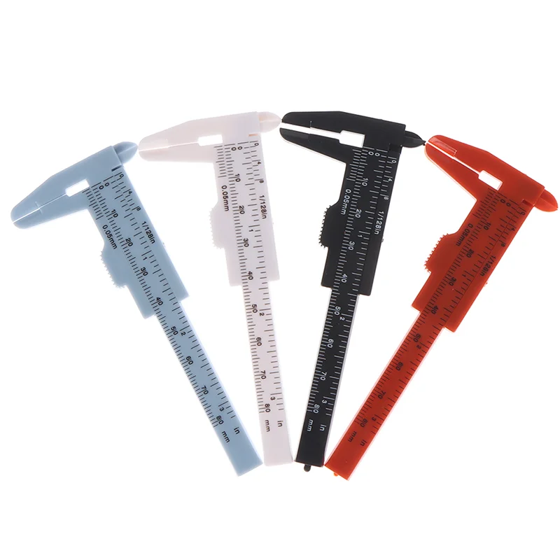 

1 шт., Пластиковый штангенциркуль для бровей, 0-80 мм