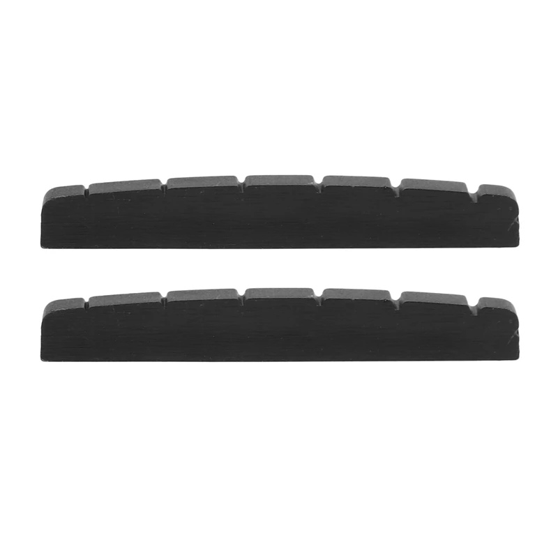 

2X Electric Guitar Upper Nut Flat Bottom PT-5042-00 42 X 3 X 5.5Mm