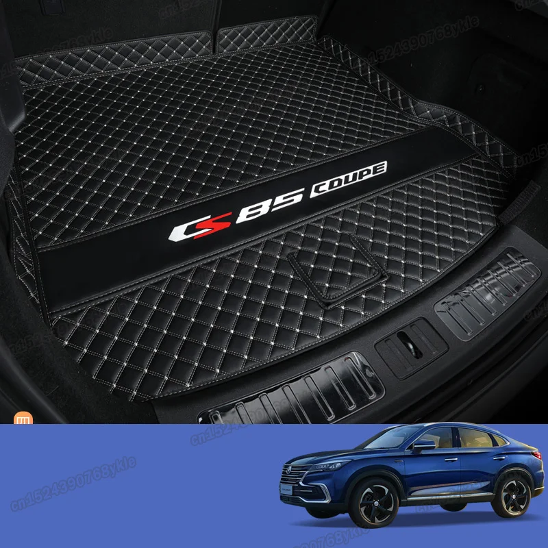 

leather cargo liner car trunk mat for changan cs85 coupe 2019 2020 2021 2022 accessories rear boot cover auto styling interior