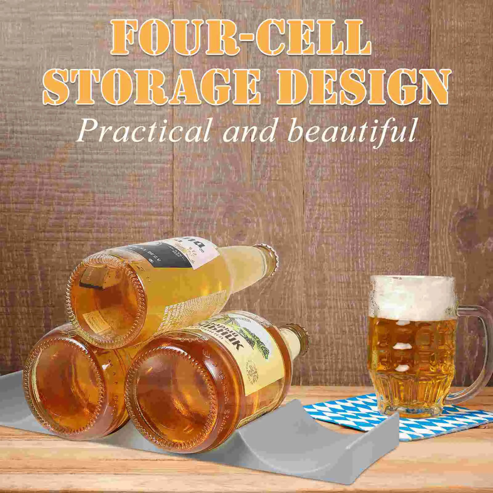 Стеллаж для хранения стойка бутылок Рабочая поверхность полки подставка