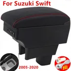 Аксессуары для Suzuki Swift 2005-2023, подлокотник, центральный подлокотник, консоль, автомобильные аксессуары, интерьер