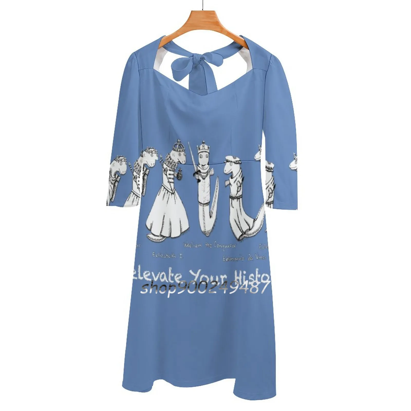 

Eelevate Your History Evening Party Dresses Midi Sexy Dress Female Sweet One Piece Dress Korean Eels History Medieval Rulers