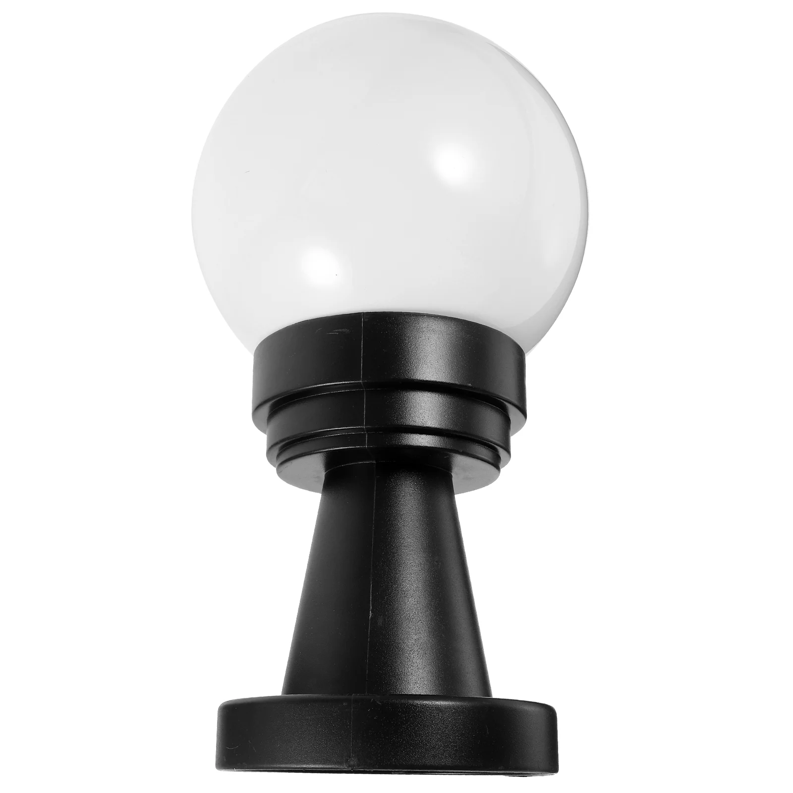 

Yard Fence Light Lamp Shade Patio Lampshade Decor Ball Globe Fixture PC Cover Wall Post Lights Outdoor