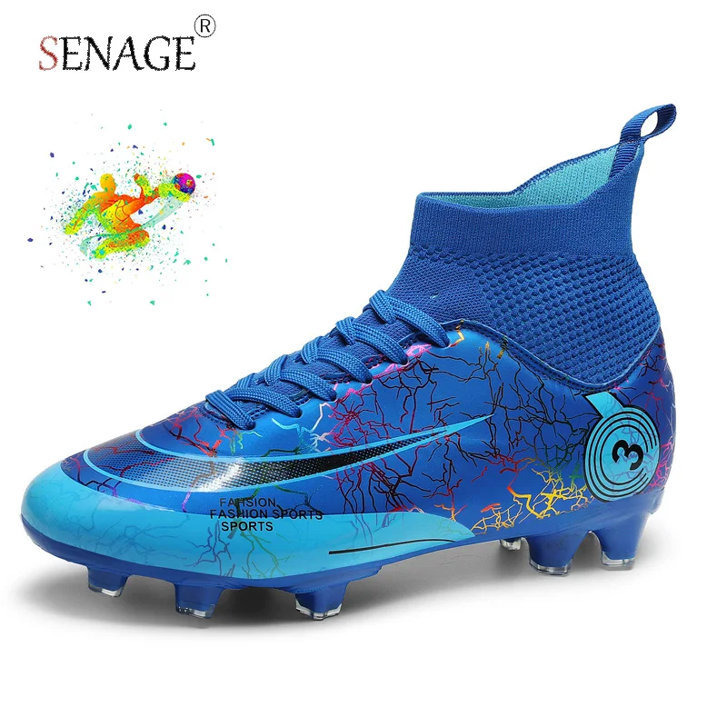 SENAGE High Quality Soccer Shoes Men Sneakers Professional Football Boots Kids Boys Girl Futsal Soccer Cleats Training Shoes