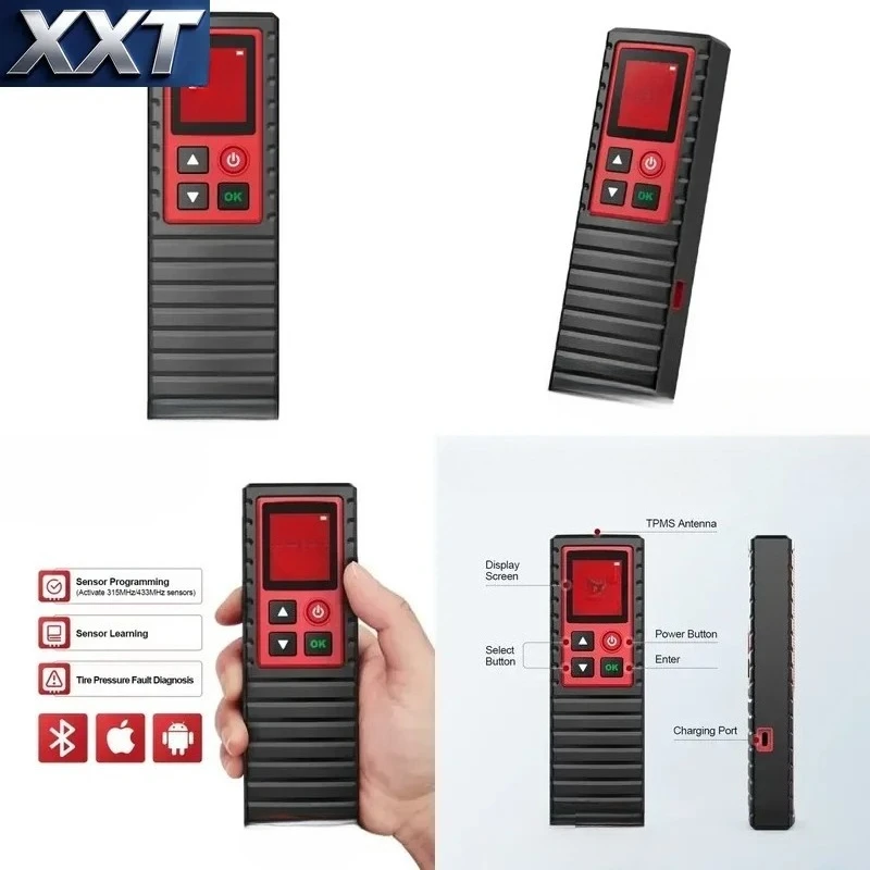 Фото Универсальный прибор для измерения давления в шинах XXT, оборудование для проверки параметров давления воздуха в автомобильных шинах для ремонтных мастерских №1