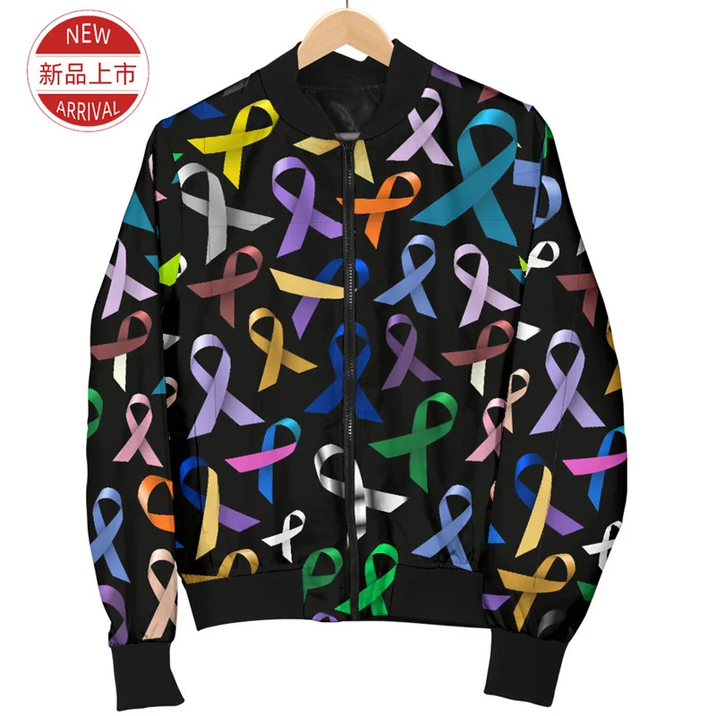 Куртка унисекс с принтом в виде лент и графическим лацканом