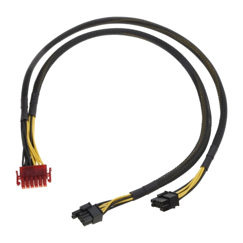 

60CM CPU 12Pin To PCIE 2X 8Pin (6+2) Graphics Video Card Power Splitter Cable
