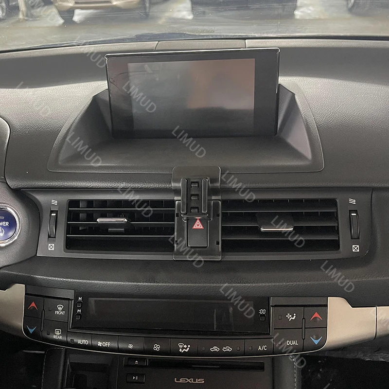 Фото Для Lexus CT200h A10 2011 2012-2022 2023, автомобильный держатель для телефона, GPS, беспроводная зарядка, гравитационный механический кронштейн, автомобильные аксессуары №2