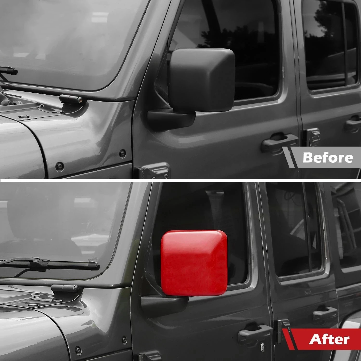 Зеркало заднего вида Sansour аксессуары для Jeep Wrangler JL Gladiator JT 2018 2019 2020 2021 2022 +