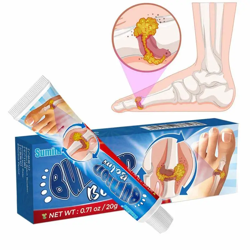 

20g Sore Relief Ointment Toe Joint Valgus Corrector Cream Hallux Knee Lumbar Ointment For Toe Stiffness Relief Foot Health Care