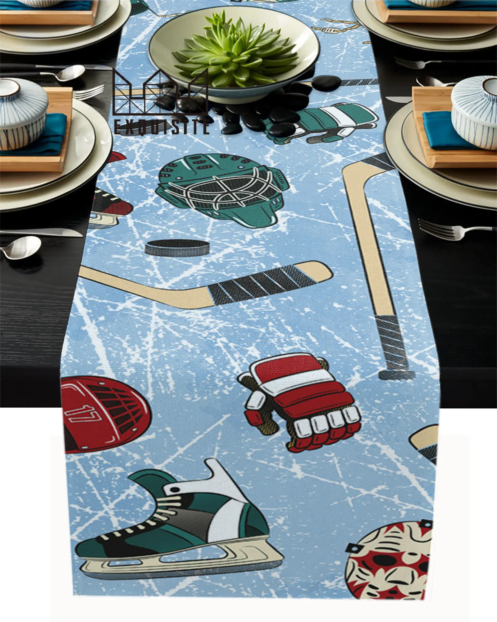 Шапка в виде хоккейного шарика стиле ретро декор для журнального столика