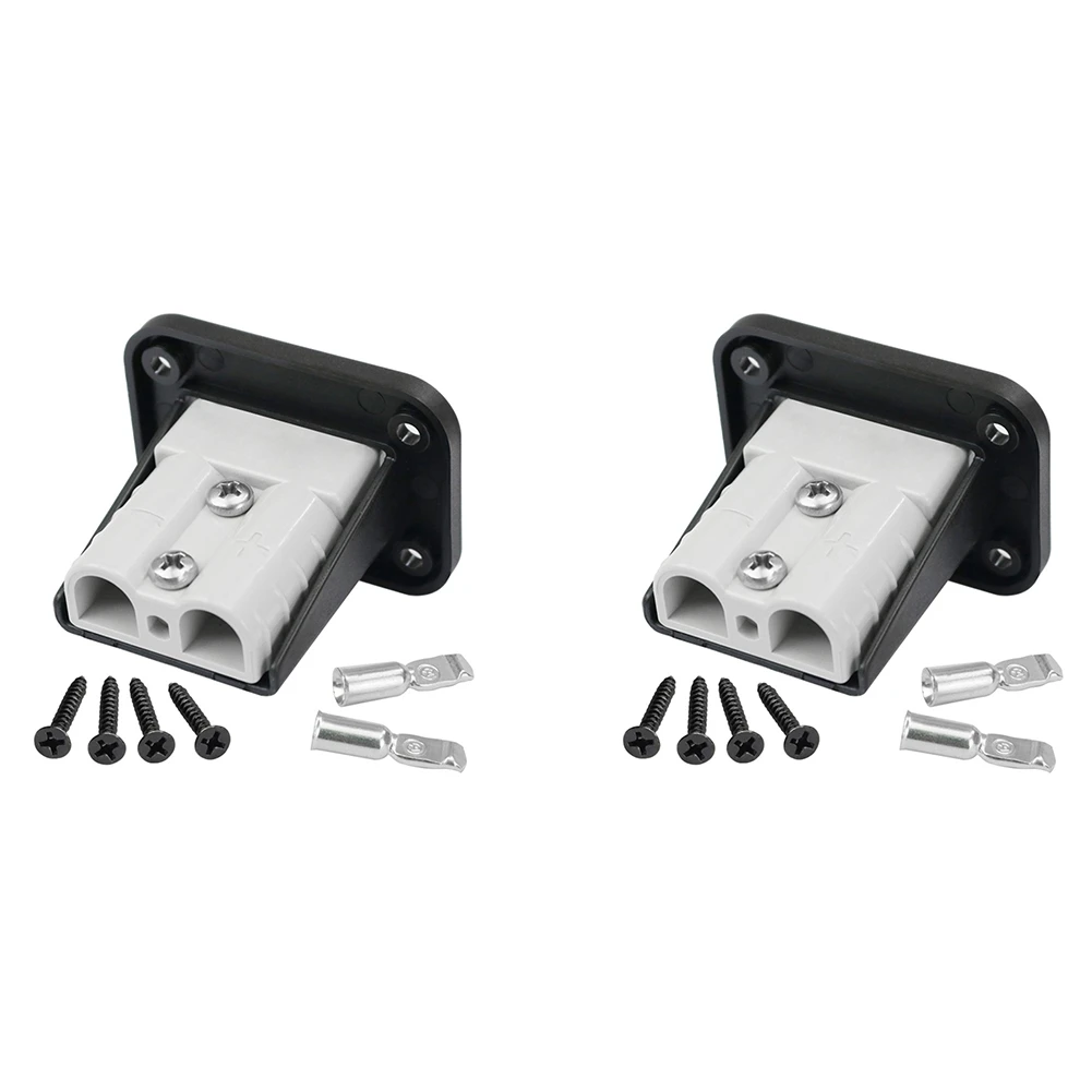 

Новый набор разъемов для утопленного монтажа Anderson Plug 50A, монтажный кронштейн, панель, аксессуары для фургона, кемпера, лодки, грузовика