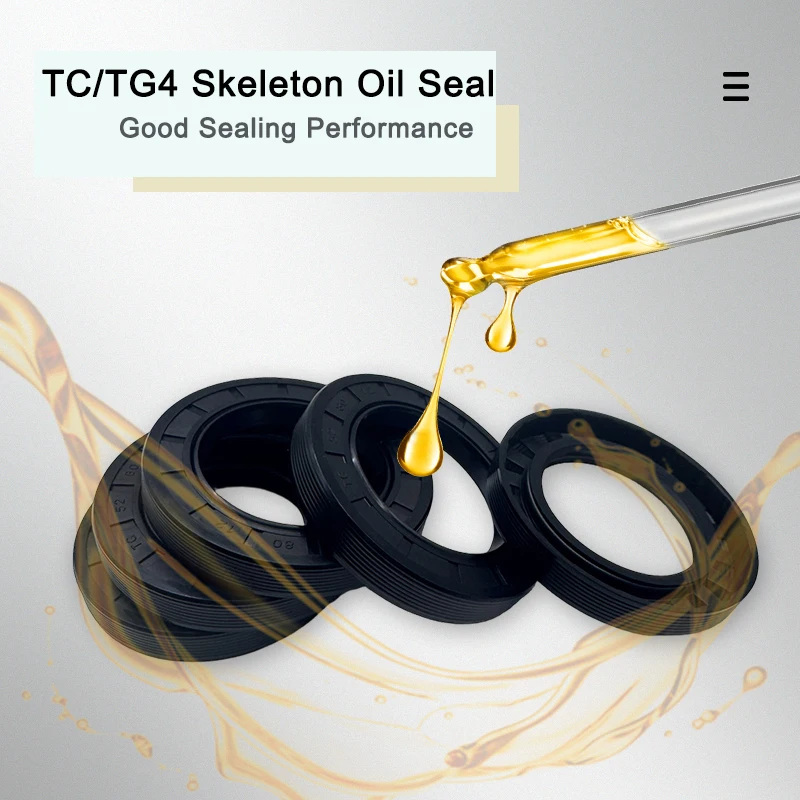 

100 шт. черные NBR сальники 6*15*4 мм