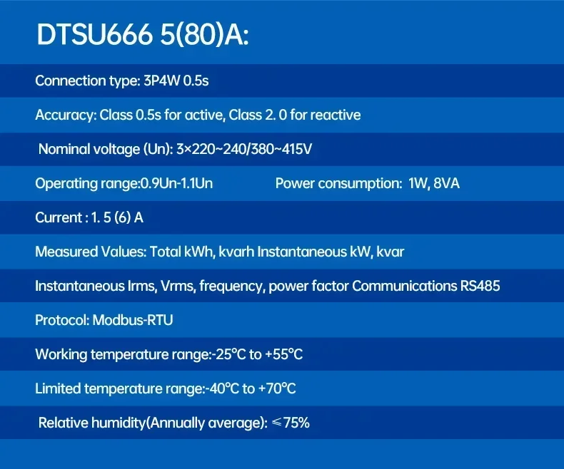 Превосходное качество универсальный тип трехфазный CHNT DTSU666 цифровой измеритель