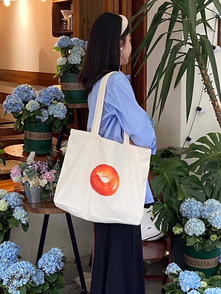 

Вместительная Повседневная Экологически чистая сумка для покупок для женщин, новинка 2023, дизайнерская Роскошная брендовая дорожная сумка через плечо, Холщовая Сумка-тоут