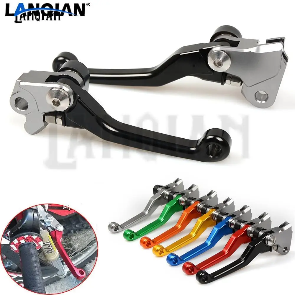 

CNC Laser Printing Motorcycle Dirt bike Pivot Brake Clutch Levers For KAWASAKI KX250 2005-2008 Motocross Accessories KX 250