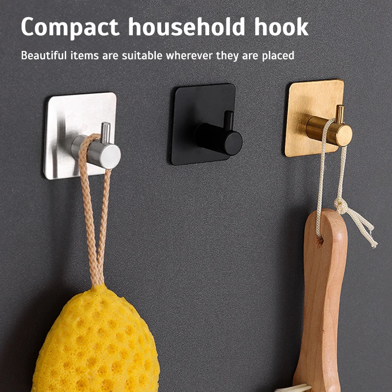 Самоклеящиеся крючки из нержавеющей стали 3 м липкий настенный дверной крючок