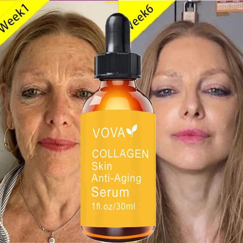 

Collagen Anti-aging Serum Fade Fine Lines Remove Wrinkle Lifting Firming Whitening Brightening Moisturizing Skin Care Products