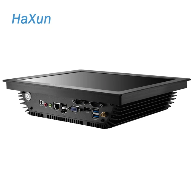 

industrial all in one pc with celeron j1900 cpu,4gb ram,16gb ssd,12v, it could be 2 lan ports