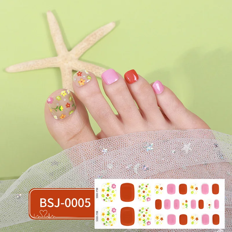 

Полузатвердевающие гелевые патчи для ногтей на ногах, 26 наконечников, 3d-фототерапия, наклейки на ногти, УФ-лампа, нужно украшение для дизайна ногтей