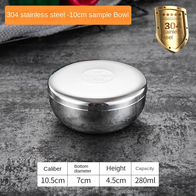 Крытая миска из нержавеющей стали 304 пищевая школа кафетерий кухня коробка для