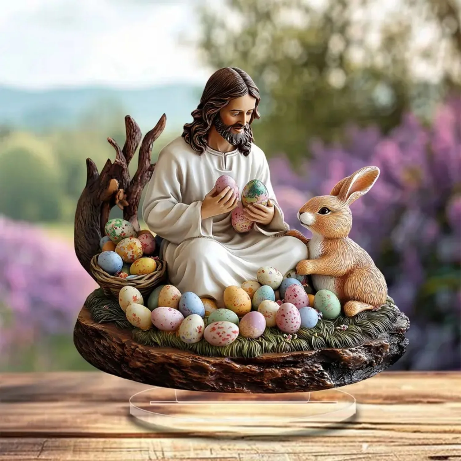 

Фигурка Иисуса и Марии из акрила