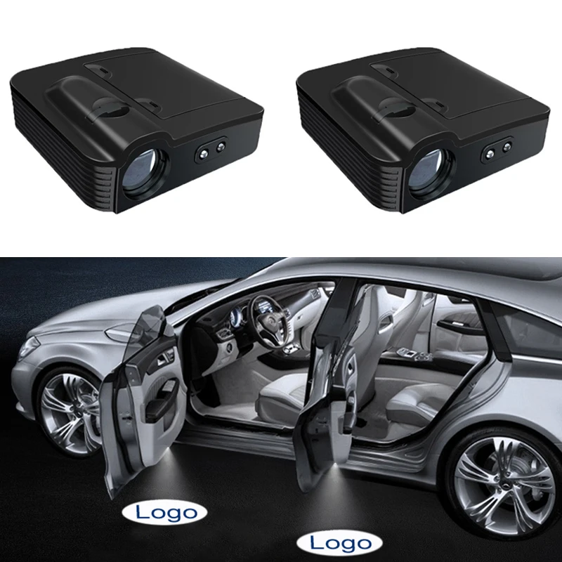 Беспроводной лазерный проектор для дверей автомобиля светодиодные лампы с