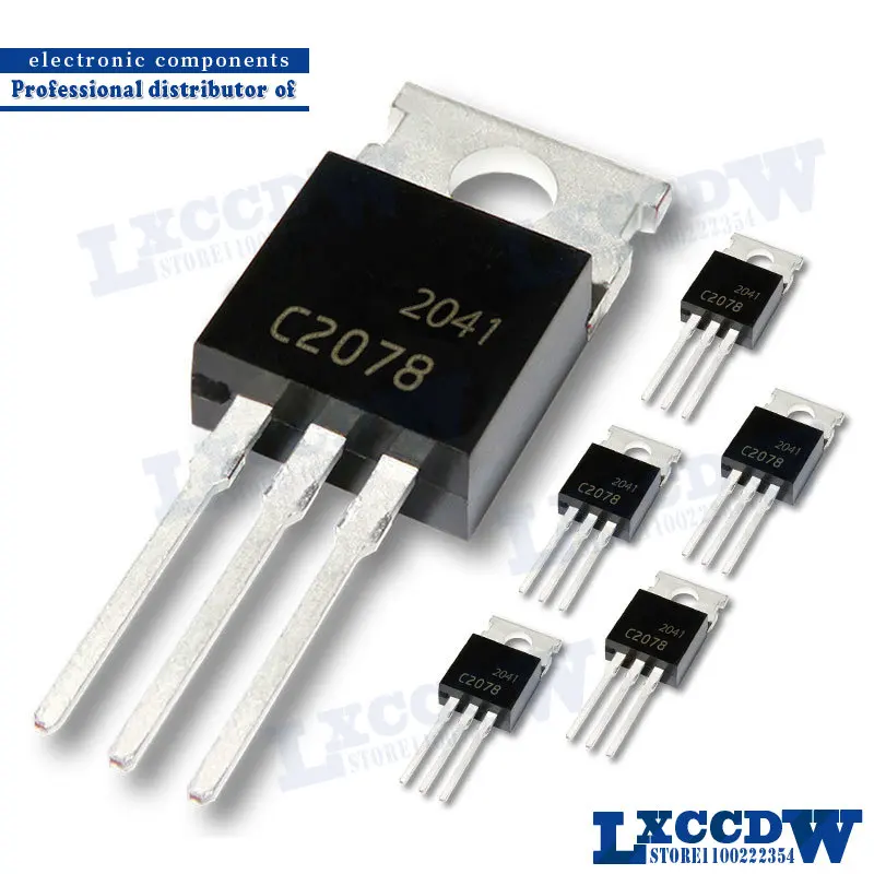 

50 шт., C2078-220 2SC2078 TO-220 2078 3A 80V