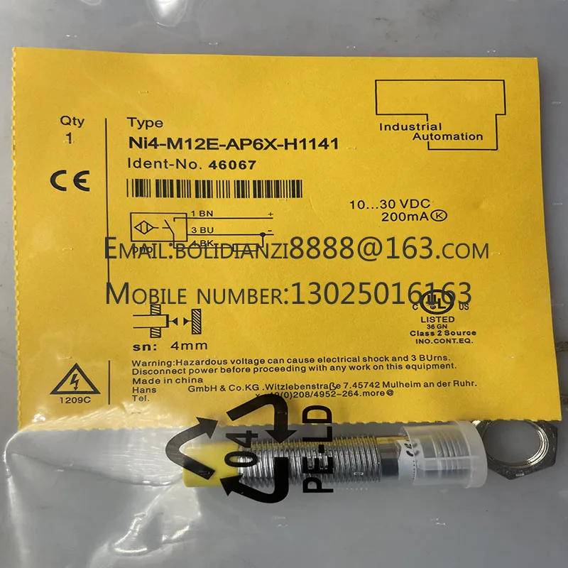 Точечный датчик NI4-M12-AP6X-H1141-H1141 Бесконтактный переключатель