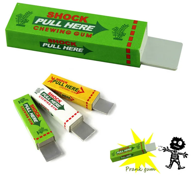 

Funny Electrical Shocker Shocking Chewing Gum Toy Safety Trick Joke Practical Joke Fantastic For Fun Gag Gift Farce Blague