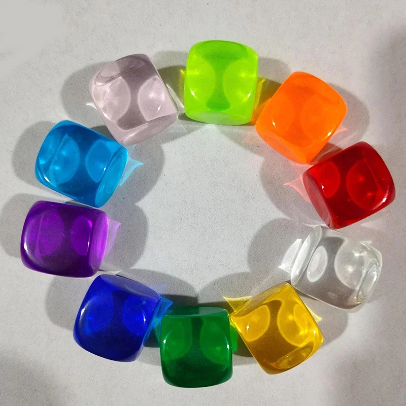 Искусственные прозрачные пустые кости для самостоятельной сборки 6-сторонние