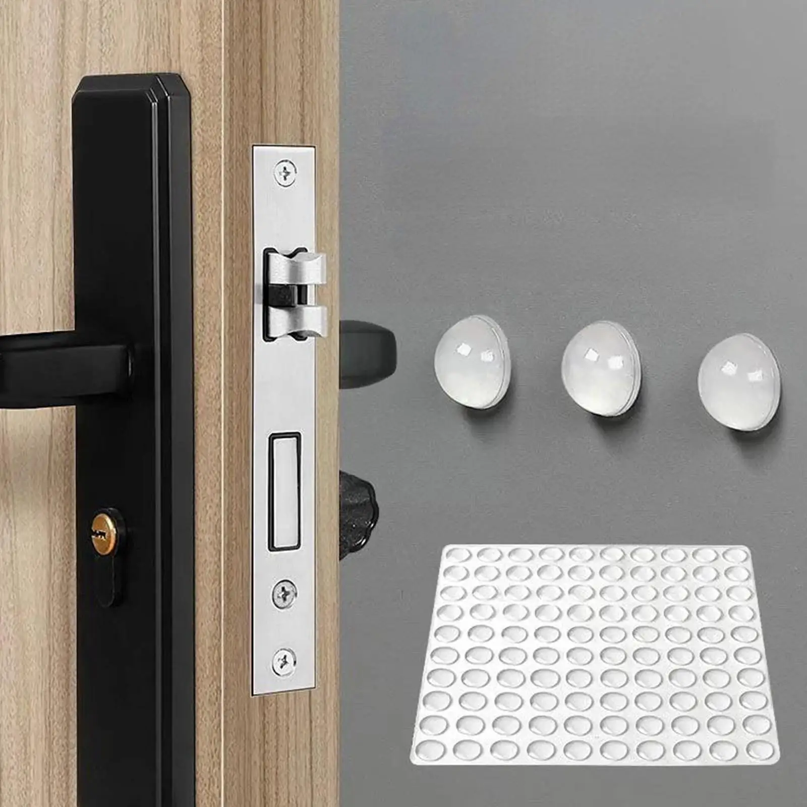 

100 шт./лист, прозрачные силиконовые защитные накладки для подушек