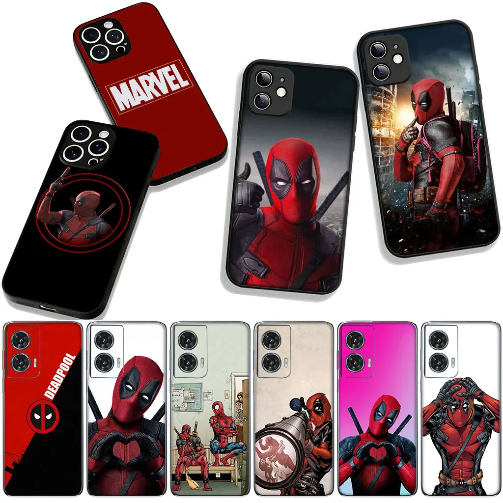 Фото Чехол для телефона Marvel Deadpool Superhero Cover для Samsung Galaxy A36 A17 A26 A07 A35 A54 A53 A13 A33 A34 S8 S9 S20 S21 FE S10 Plus №5
