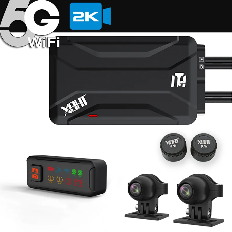 Регистратор для вождения мотоцикла, безэкранный регистратор для мотоцикла, 5G Wi-Fi, мониторинг давления в шинах, 2K HD, водонепроницаемый татьяна николаевна трофимова радиология церебральных глиом диагностика и мониторинг