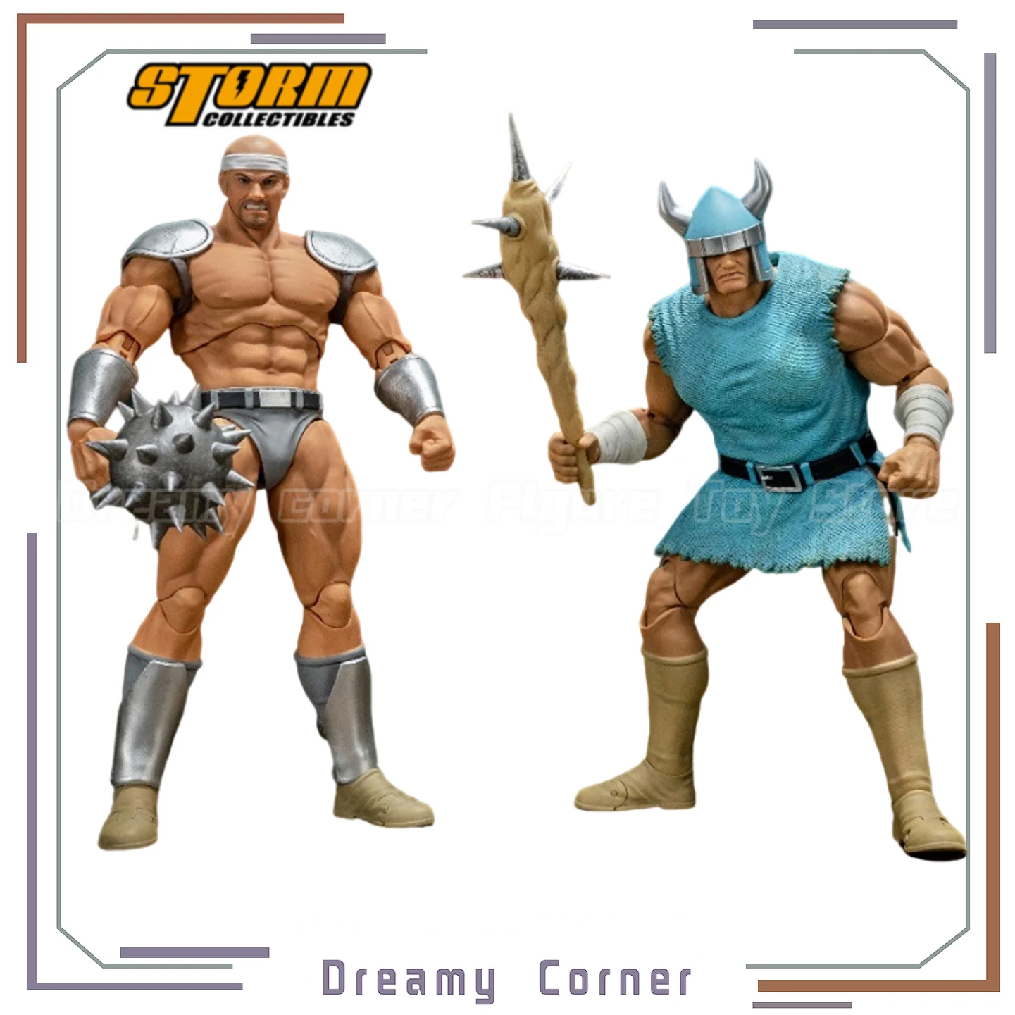 Фото 【В наличии】Оригинальные коллекционные предметы Storm Golden Axe HENINGER & LONG MOAN 2 ПАКЕТ 1/12 Фигурки Модели Игрушки Украшения №3