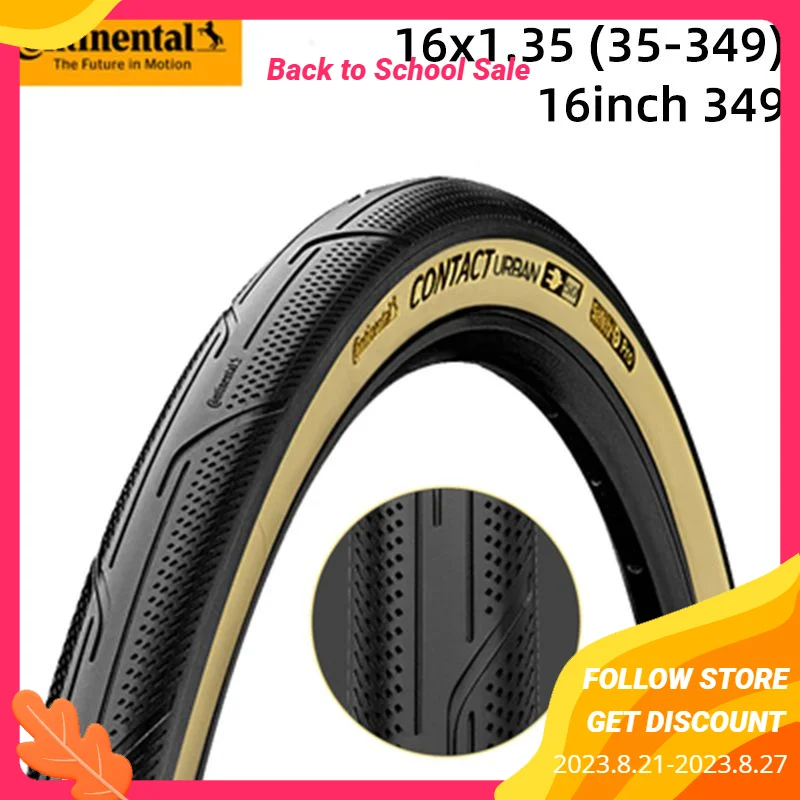 

16 Inch 349 Tire Contact Urban City Bike Foldable Outer Tires 16x1.35 35-349 Puncture-proof Tyre For Brompton 3sixty Fnhon Gust