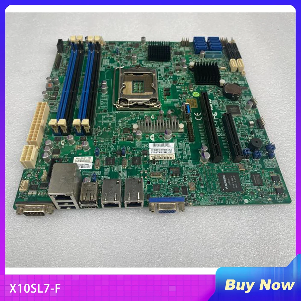 

X10SL7-F For Supermicro High Performance Server Motherboard E3-1200 v3/v4 4th Gen. Core i3 ECC 8x SAS2 (6Gbps) LGA1150 DDR3