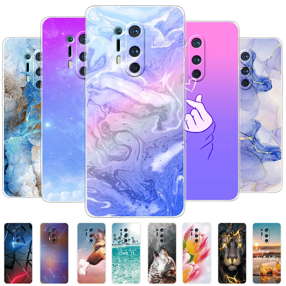 Для OnePlus 8 чехол для OnePlus 8 Pro Чехол прозрачный силиконовый мягкий чехол для телефона для OnePlus 8 8Pro IN2013 IN2023 чехол