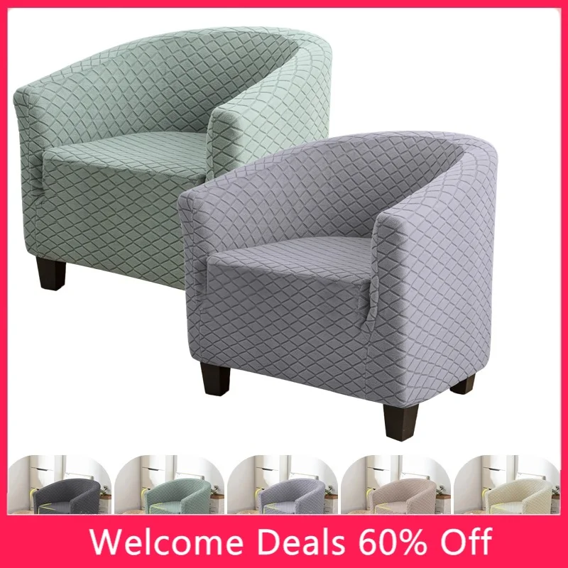 Cover Stretch Tub Sofa Slipcover Solid Color Sofa Protector Covers For Study Bar Counter Living Room