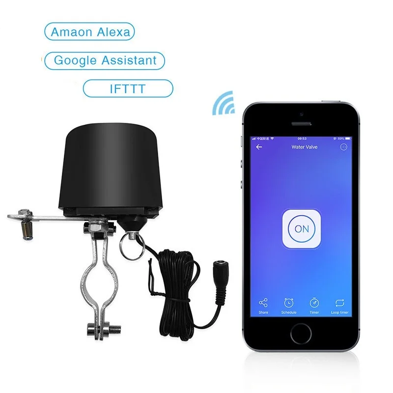 

Умный клапан COBRAFLY с Wi-Fi, управление через Wi-Fi, работает с приложением Alexa Google Assistant, «сделай сам»