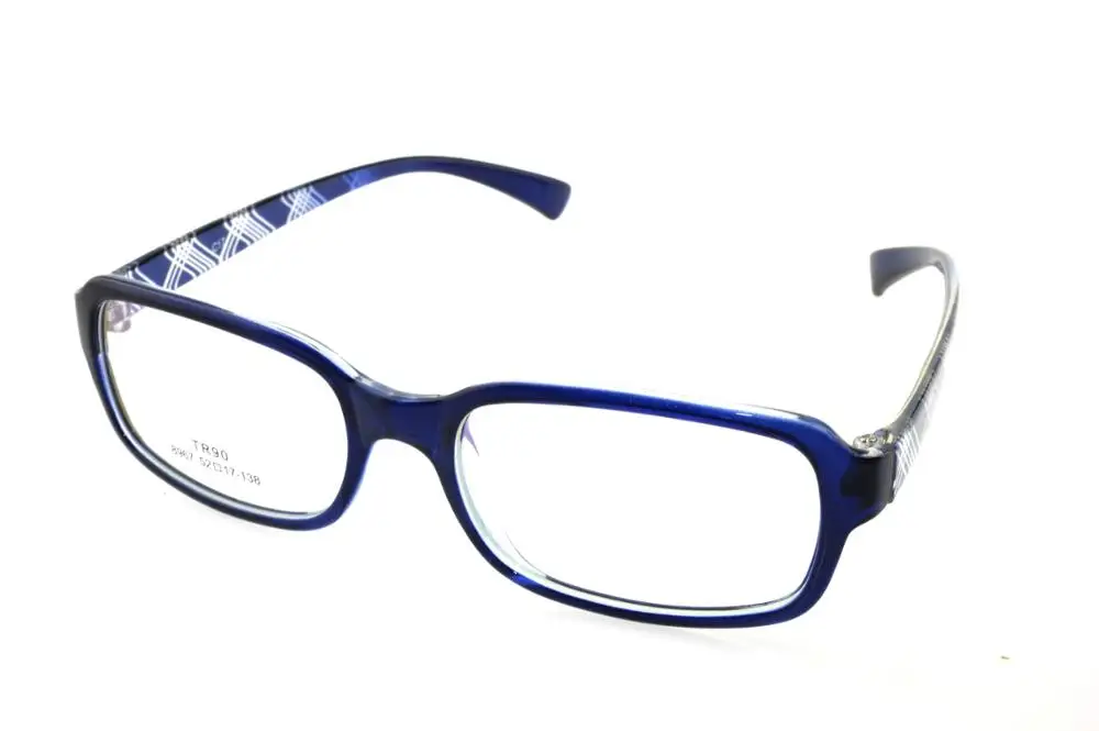

Custom Made Progressive multifocal Bifocal prescription lens Eyeglasses See Near Far Blue glasses frame spectacles +1To+6 ADD