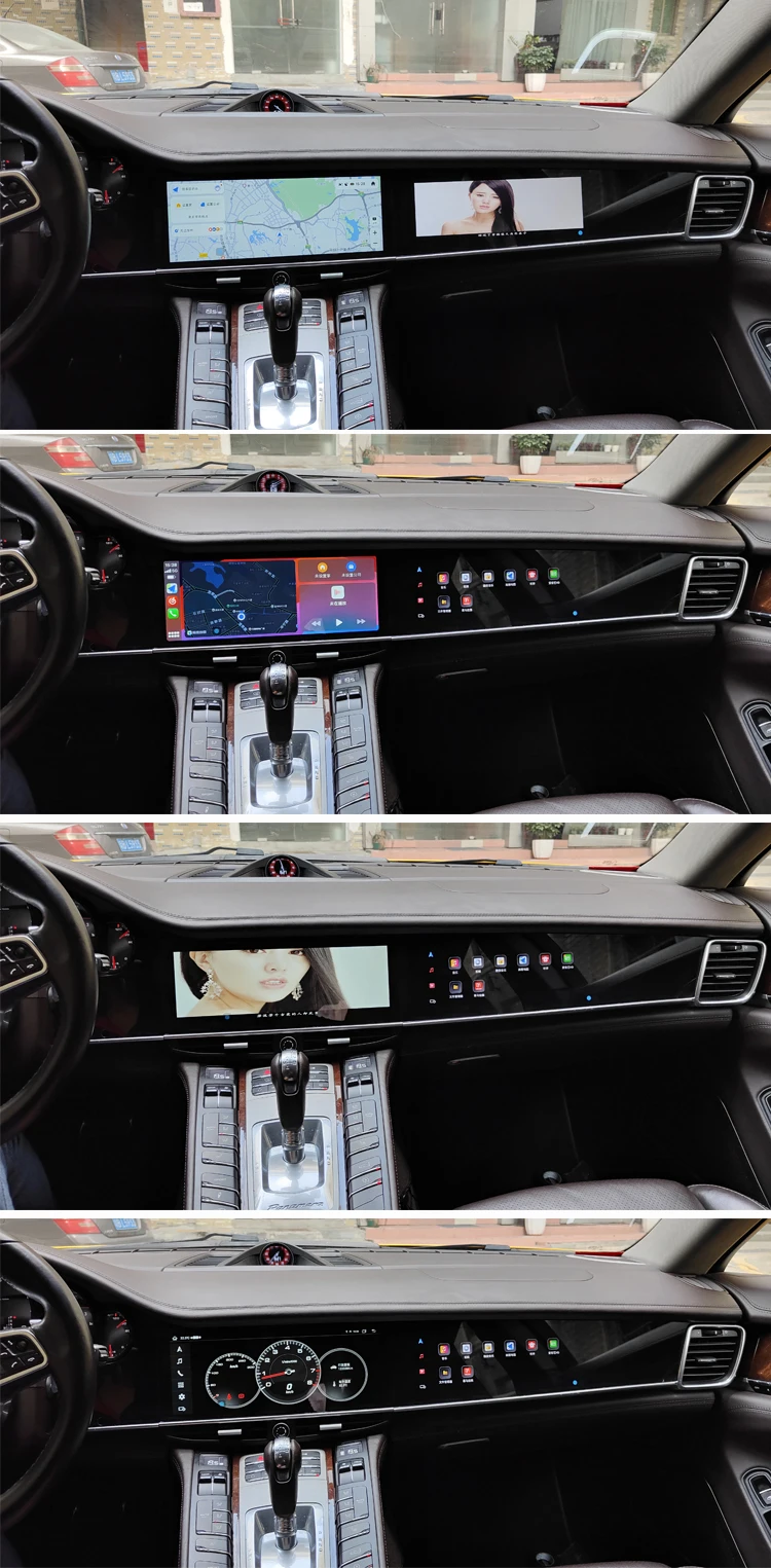KANOR обновленный дисплей с двойным экраном Android автомобильное Авторадио