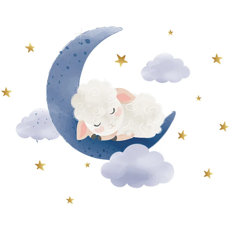 

Dreamy Cute Whimsical Starry Sky Good Dream Sticker Door Mirror Window Bedroom House Wardrobe Refrigerator Home Decor