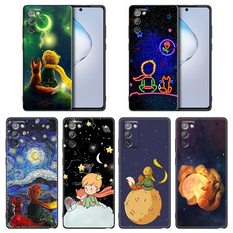 

Phone Case For Sumsung Galaxy M54 M31 M30S M51 M53 M21 M32 M23 M11 M31S M12 M13 M01 Case Back Cover Baby Fox And Little Prince