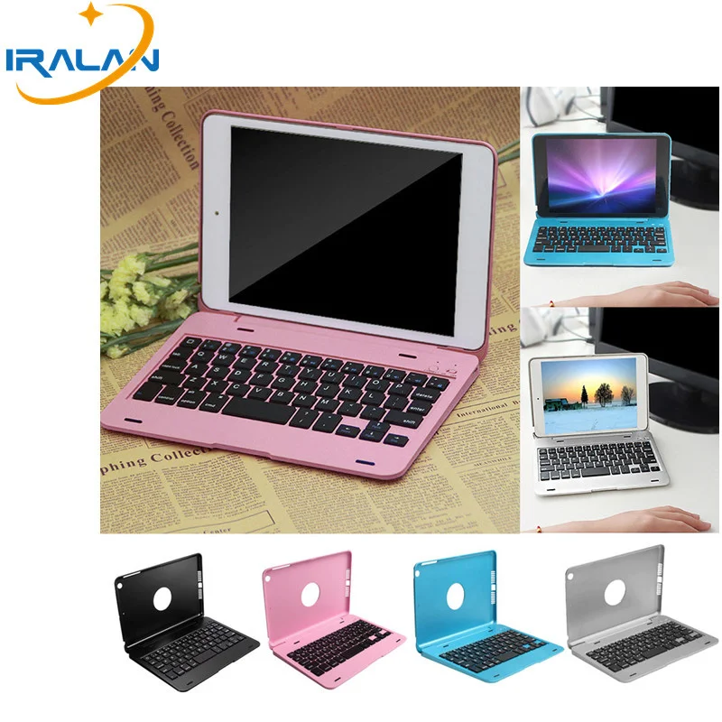 

2018 Wireless Bluetooth Keyboard cover For Apple iPad Mini 1 2 3 7.9 inch Full Body Protective Portable Case+screen film+stylus