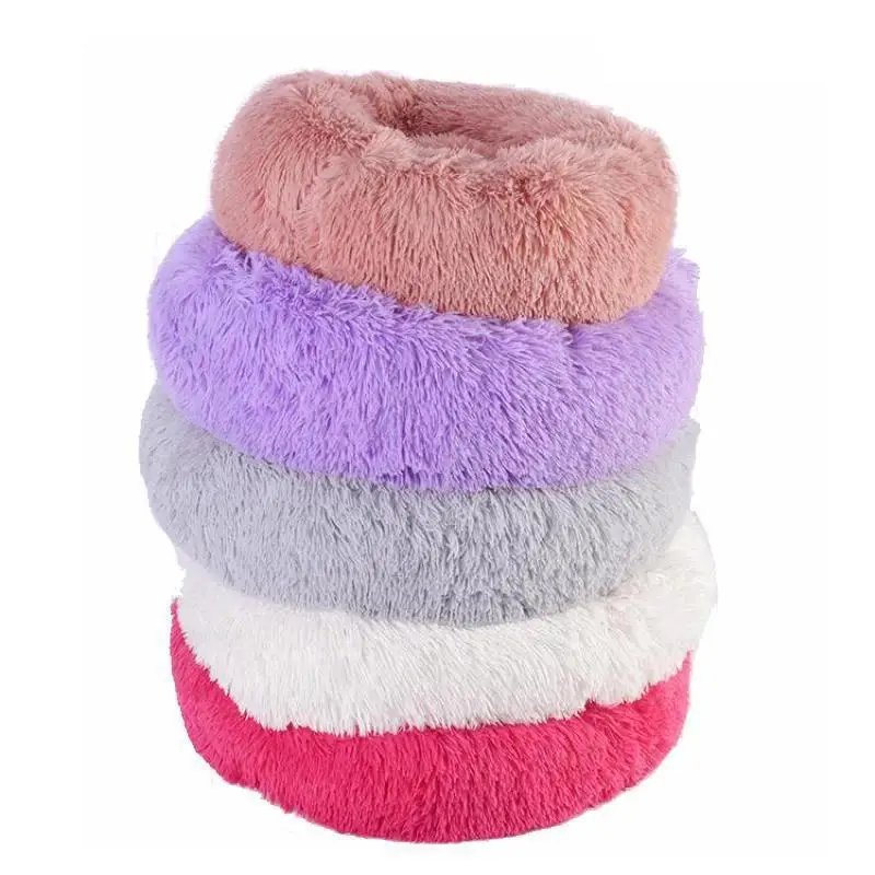 

Super Soft Pet Dog Bed Kennel For Large Big Small Cat House Round Plush Mat Sofa Winter Warm Sleeping Bag Dropshipping Center
