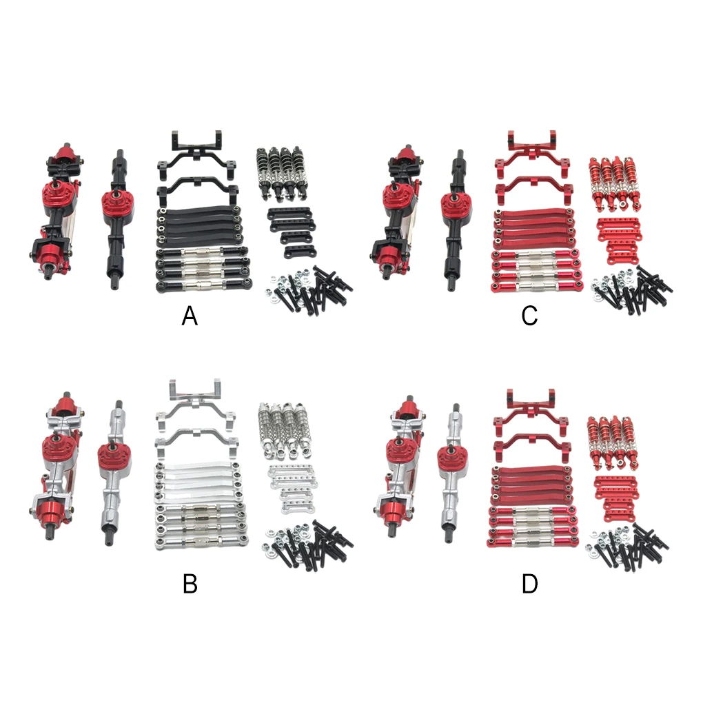 

4 Sets Aluminum Alloy 1 12 Front Rear Shock Absorber For MN D90 RC Car Part RC Car Accessories Replacement Parts