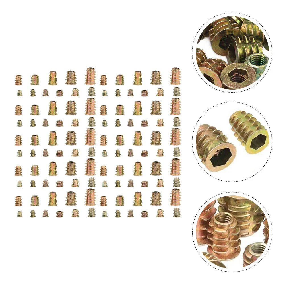 

Inserts Hex Nut Nuts Threaded Socket Assortment Screw Wood Kit Tool T Bolt Drive Insert Furniture Fastener Metric Rivnut Head